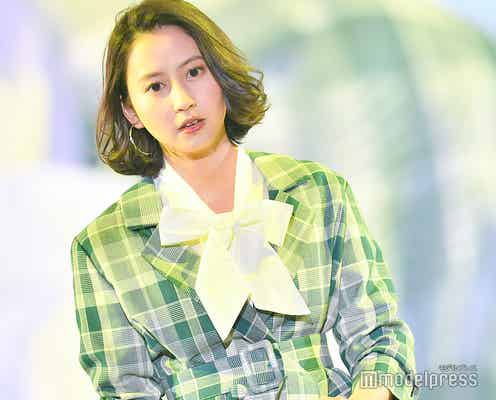 ボブにイメチェンの河北麻友子、スラリ美脚際立つ秋コーデ<神コレ2018A/W>