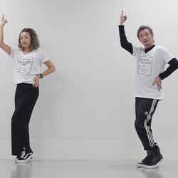 安室さんのダンサー（左から）RISA、HOSSY（画像提供：日本テレビ）