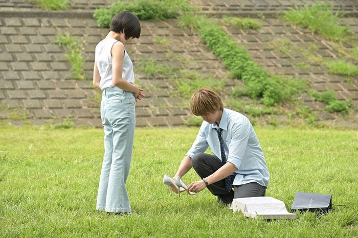 二階堂ふみ、眞栄田郷敦「プロミス・シンデレラ」最終話より(C)TBS