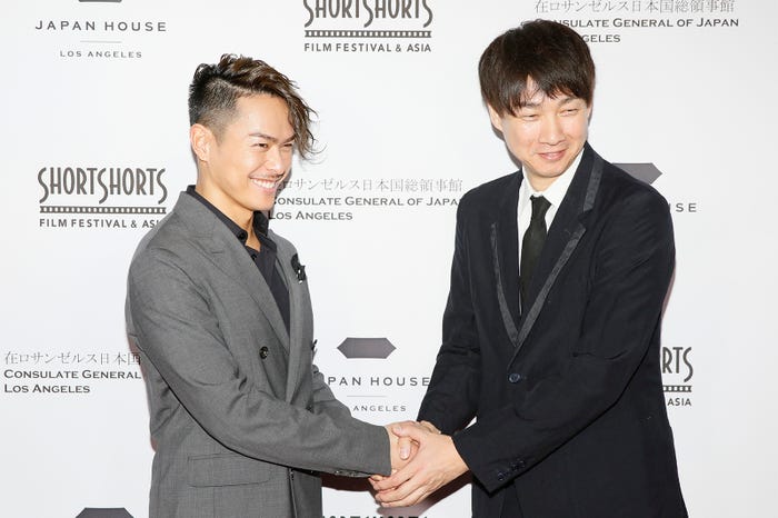 今市隆二、松永大司氏 (提供写真)