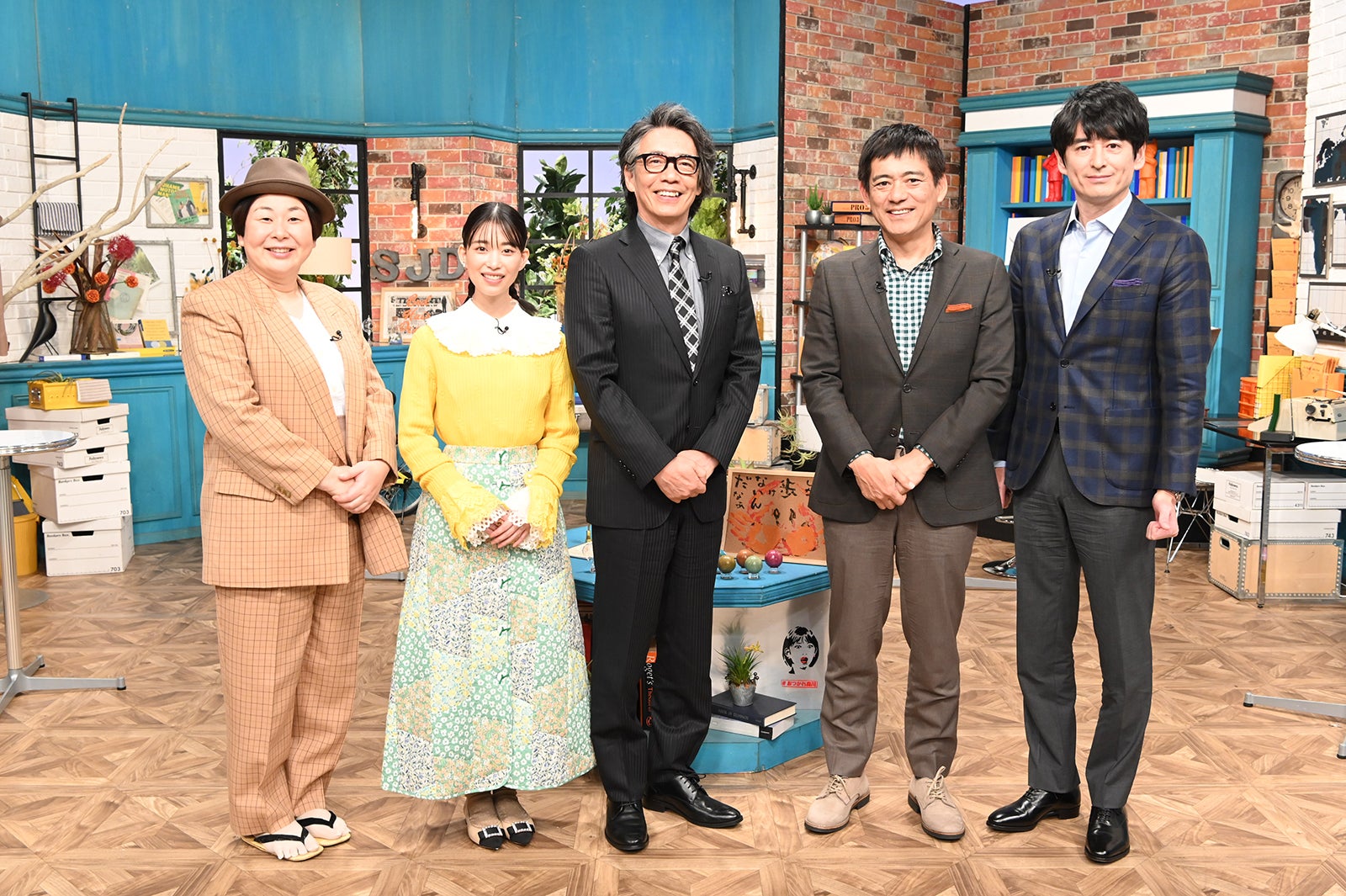 大島美幸、森川葵、生瀬勝久、博多華丸、博多大吉（C）中京テレビ