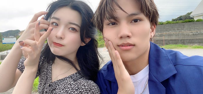 るな、そら「恋する◆週末ホームステイ LAST TEEN」(C)AbemaTV,Inc.