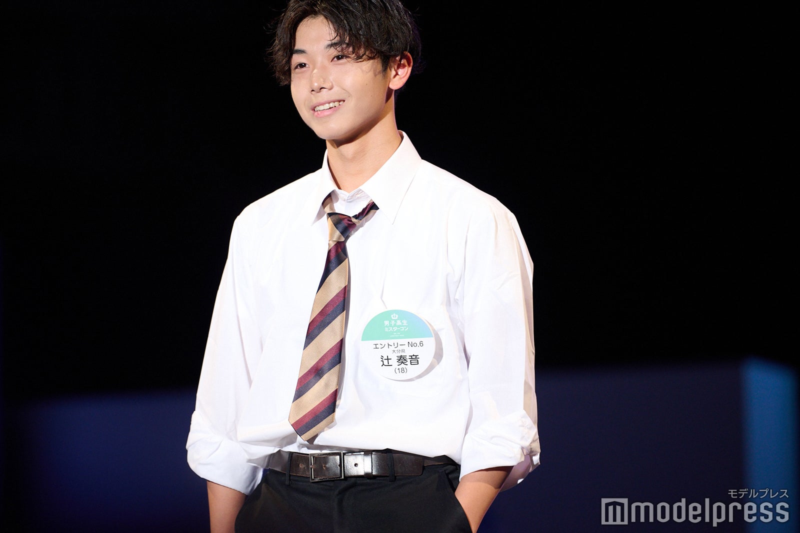 辻奏音くん「男子高生ミスターコン2023」ファイナル審査の様子（C）モデルプレス