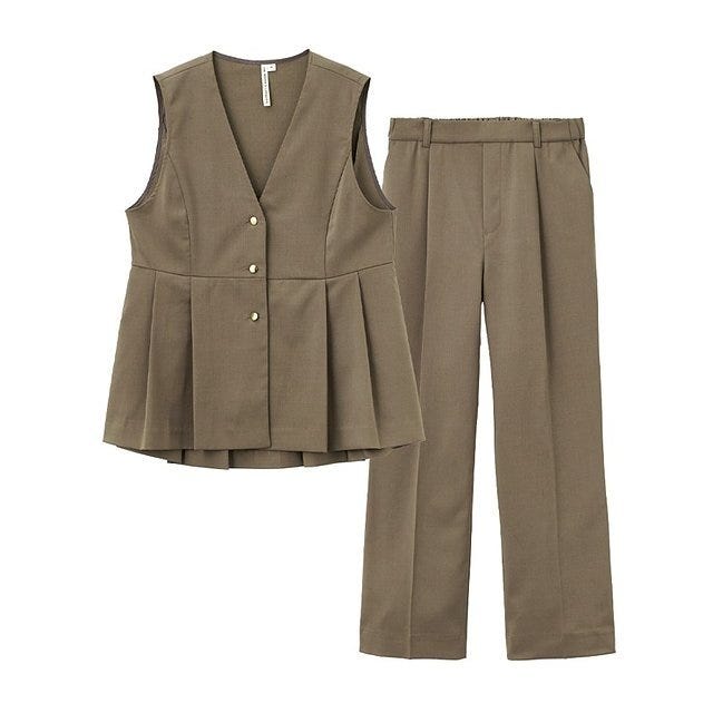 しまむら ベスト パンツ セット しまむらのベストとパンツセット