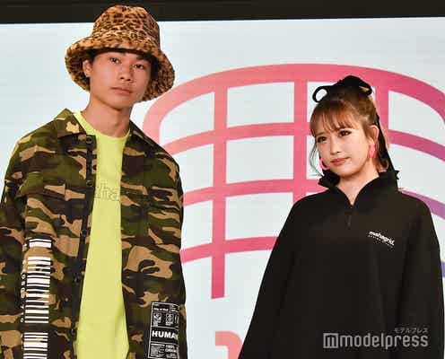 「オオカミ」伊藤桃々&Kaya、シミラールックでクールに登場<超十代2020>