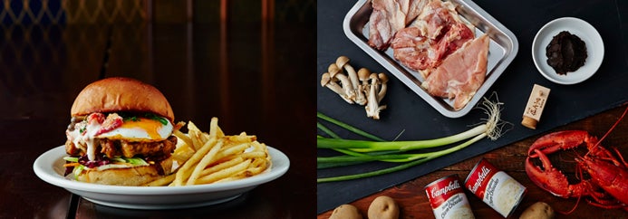 丹波黒どりチキンバーガー -ロブスターチャウダーソース- ¥1,480／画像提供：フレーバーワークス