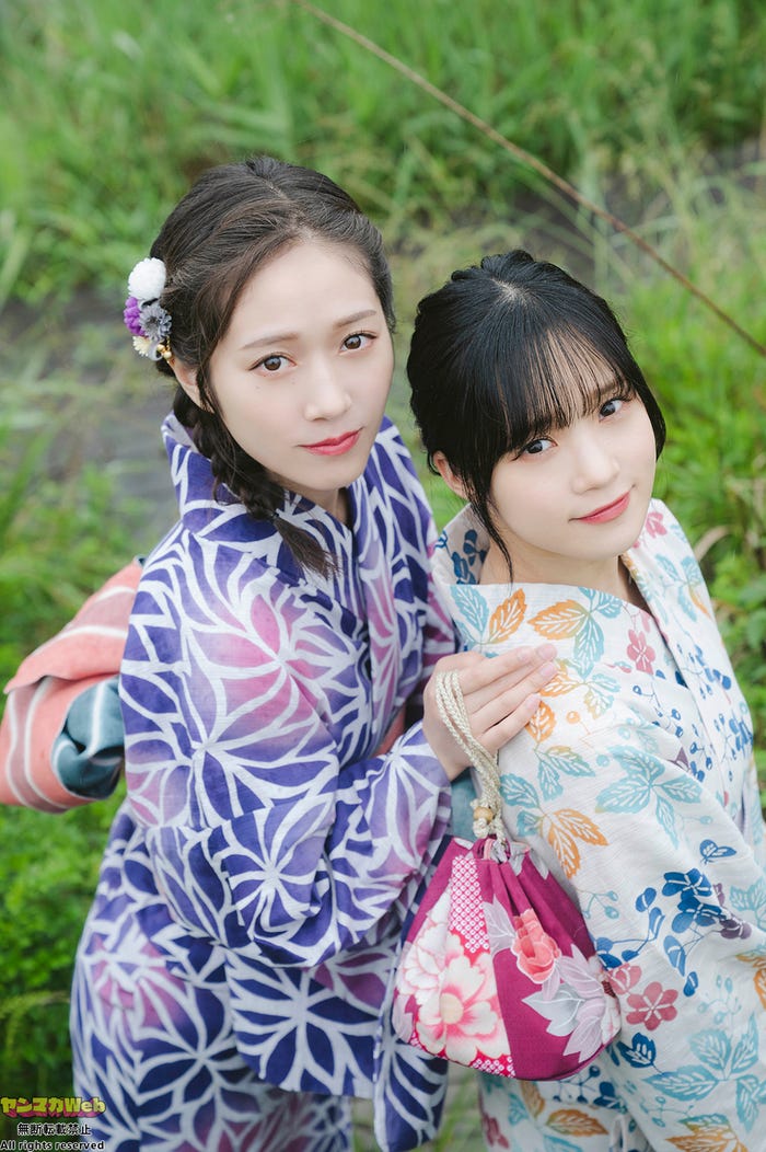 谷本安美、稲場愛香(C)カノウリョウマ/ヤンマガWeb