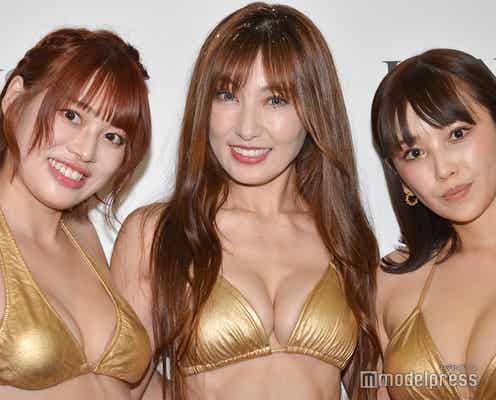 熊田曜子、ゴールド水着はパリ五輪意識「頑張ってほしい」圧巻美ボディ披露【関西コレクション 2024 A/W】
