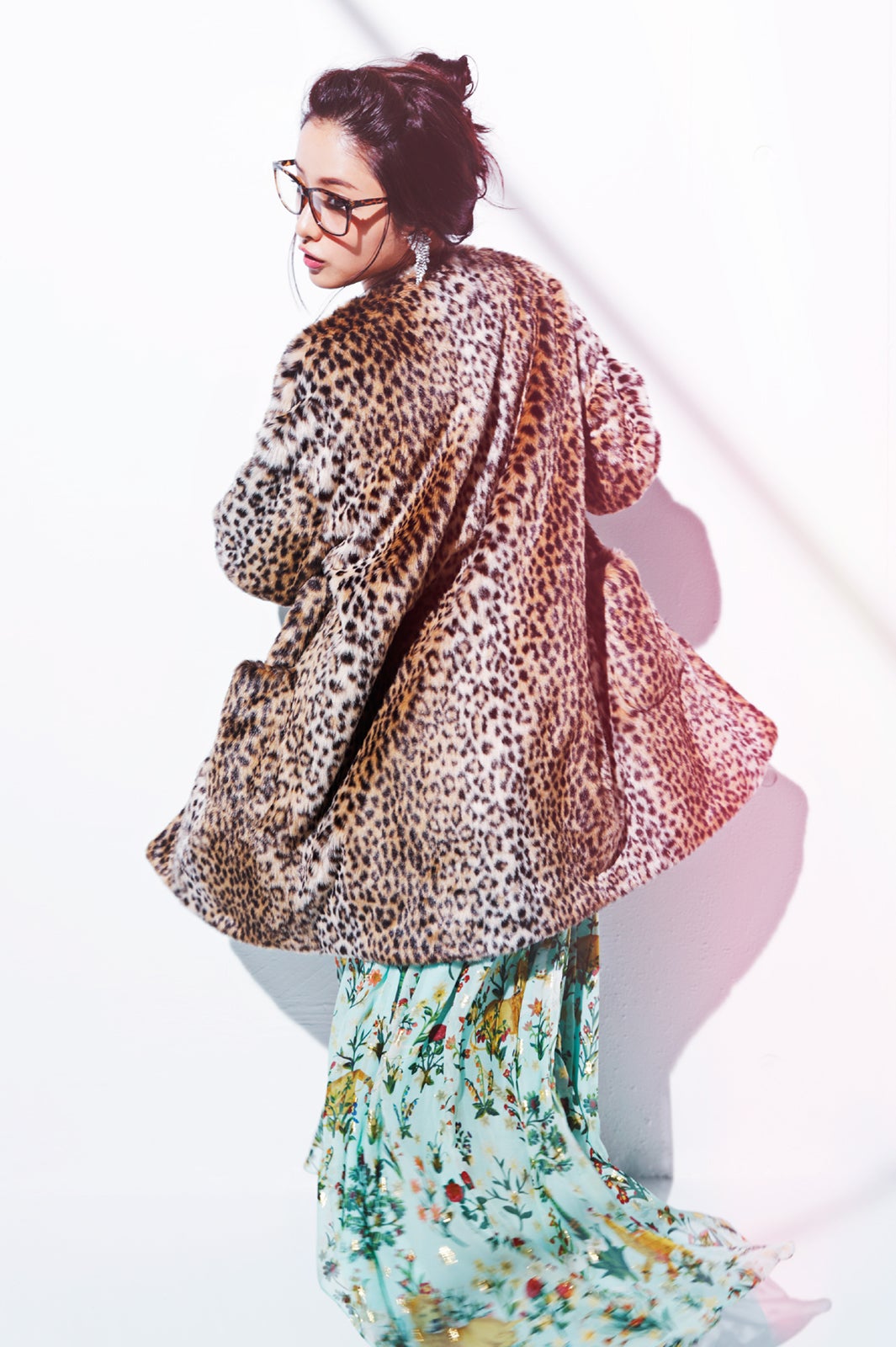 ヒョウ柄コート（C）TOPLOG