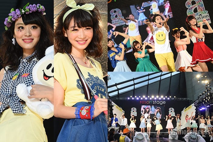 屋外ファッションショー「a‐nation&GirlsAward lsland collection by nicola」