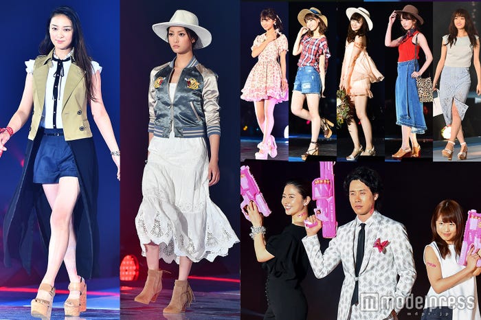 武井咲、菜々緒ら豪華モデル続々!長澤まさみ&有村架純、乃木坂46ら魅せた華やかランウェイ<GirlsAward 2016 S/S>(C)モデルプレス