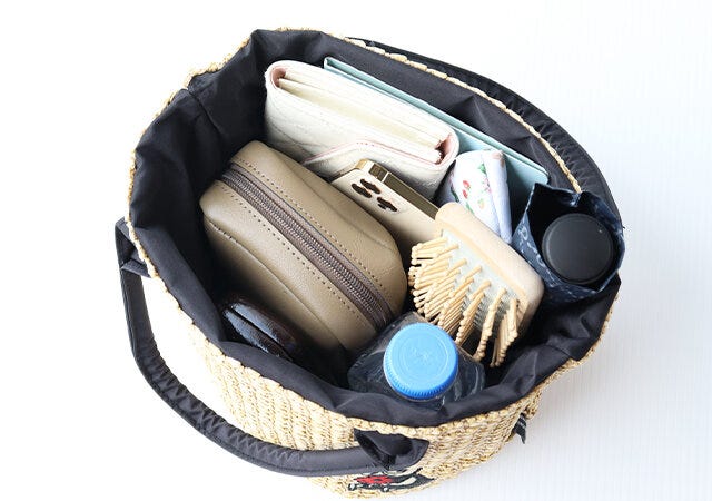 ムック本　ムック　付録　人気　おすすめ　オススメ　宝島社　宝島　レビュー　便利　優秀　当たり　最高　2023　ムーミン　リトルミイ　かごバッグ　バッグ　収納力　大容量　容量