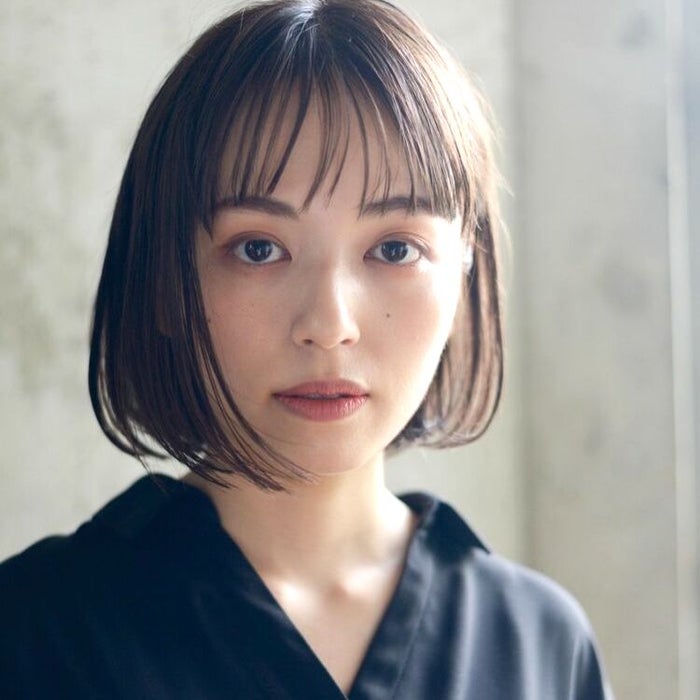 丸顔さんはワンレンボブで小顔見えが叶う 大人女性に似合う旬のスタイル集 モデルプレス