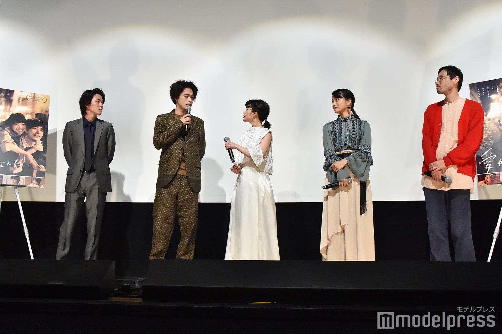 若葉竜也、成田凌、岸井ゆきの、深川麻衣、今泉力哉監督（C）モデルプレス 
