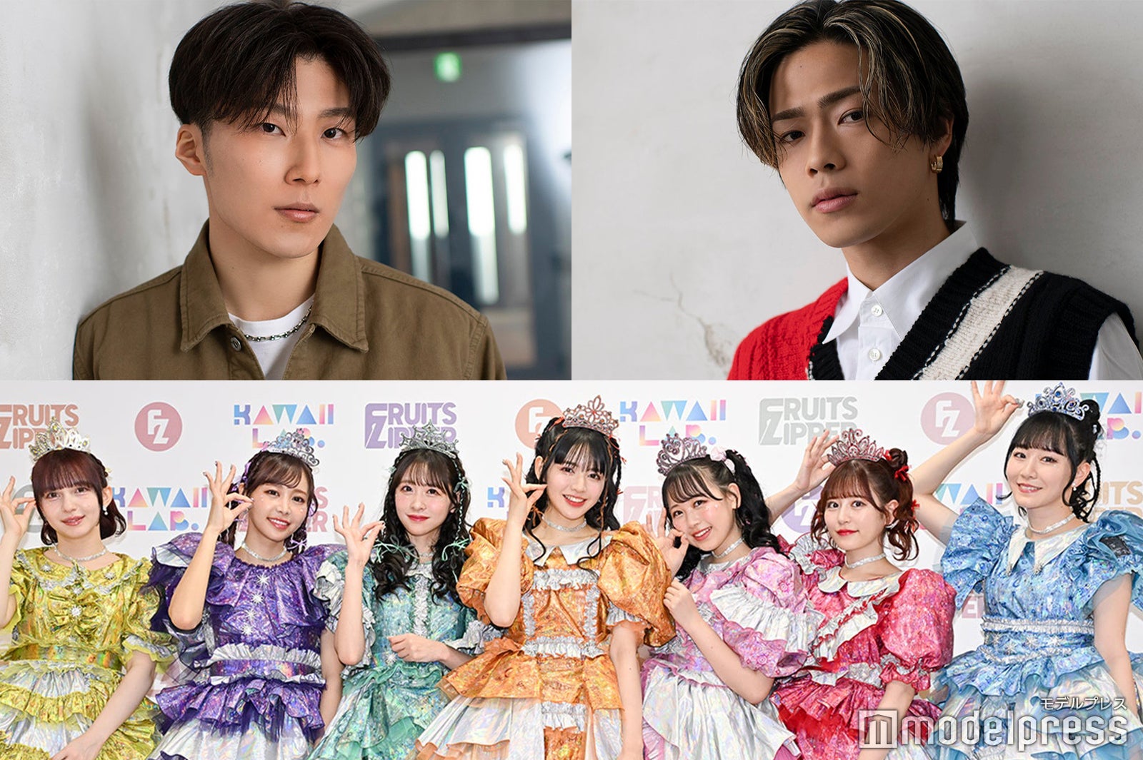 コムドットやまと＆あむぎり、FRUITS ZIPPER出演ライブ参戦