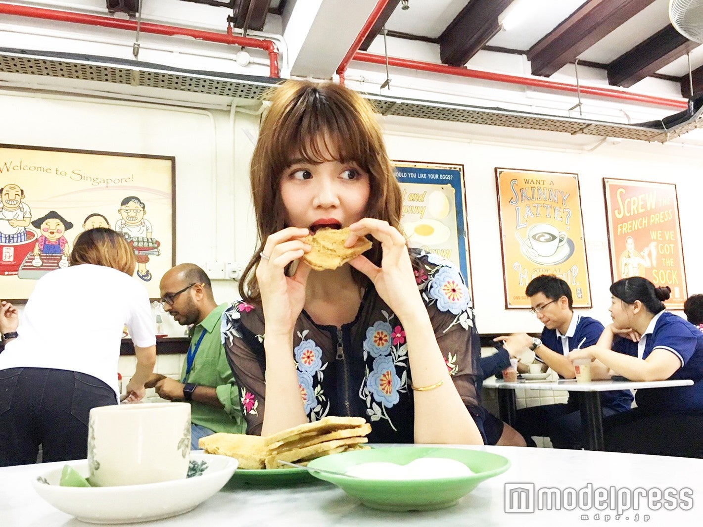 ヤクン・カヤ・トースト／モデル：村田倫子（C）モデルプレス