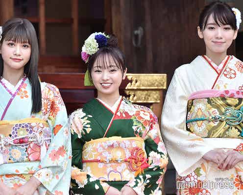 飯豊まりえ・今泉佑唯・生見愛瑠らエイベックス美女13人、華やか晴れ着姿で集結