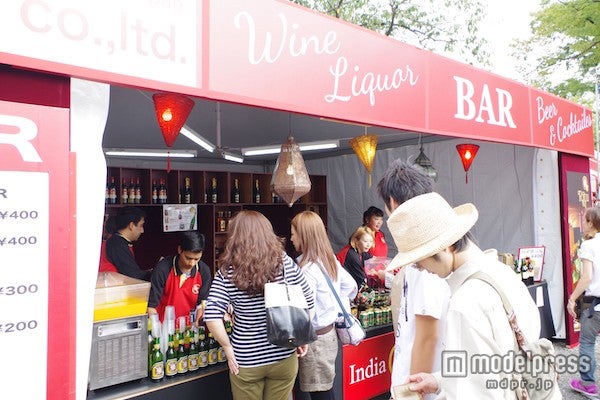 アルコールも提供／画像提供：ナマステ・インディア事務局