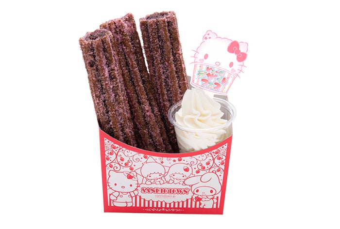 チュロス2種（各500円） （C）1976，2009 SANRIO CO．，LTD．（C）1976，1988，1990，1996，1999，2001，2013，2019 SANRIO CO．，LTD．