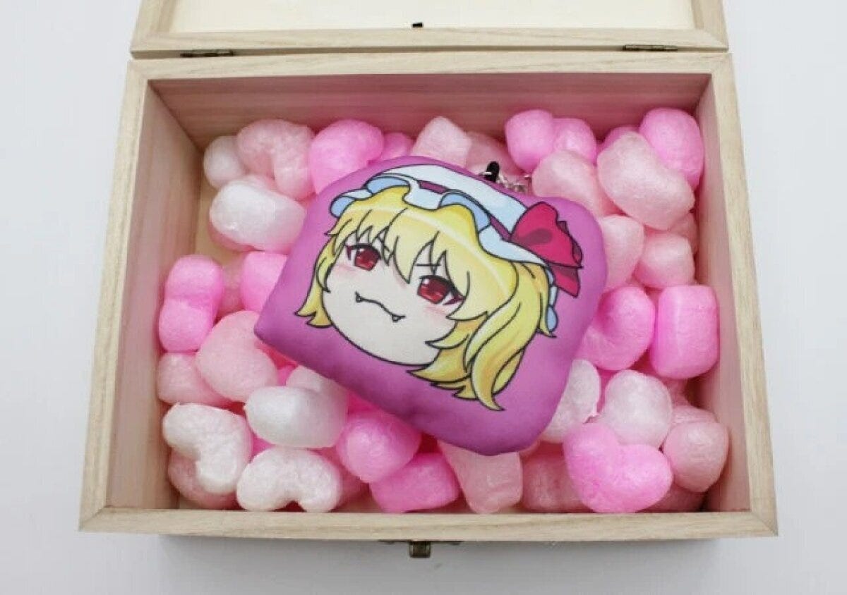 ダイソー　コーンクッション（ピンク・ホワイト）