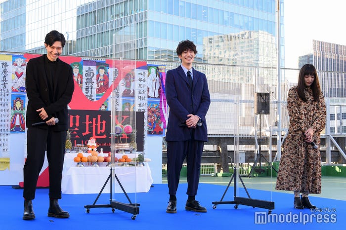 薬丸翔、岡田将生、川口春奈 (C)モデルプレス