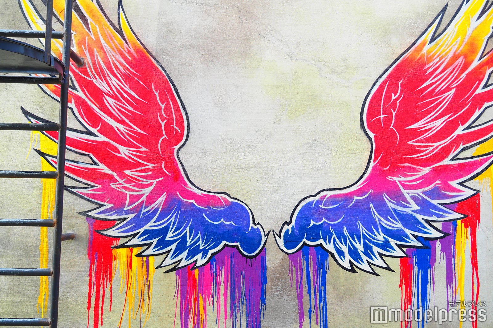 最近世界各国でも流行っている天使の羽がここにも（C）モデルプレス