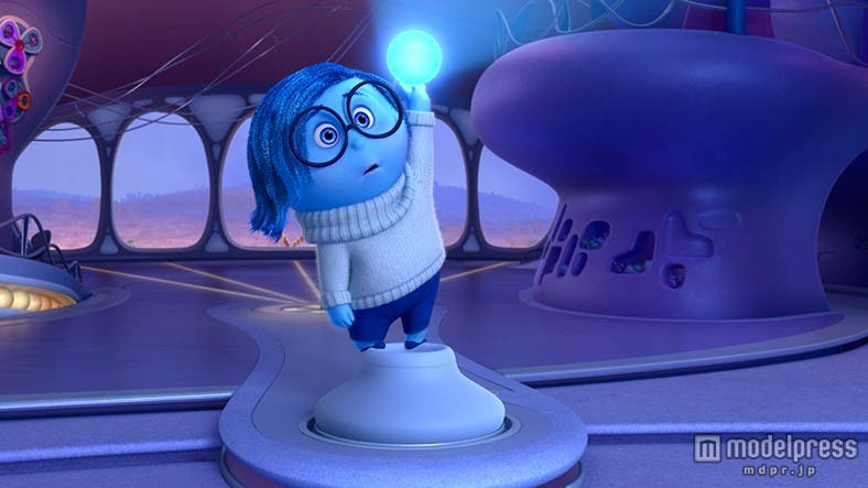 可愛らしいと人気を集めたカナシミ(C)2015 Disney/Pixar.All Rights Reserved.