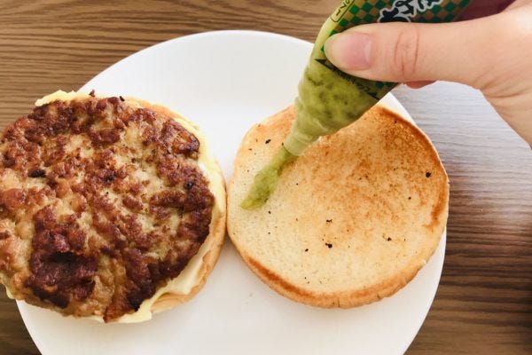 モスバーガー（チーズバーガーアレンジ）