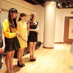 みずきてぃ、候補者たちを激励（C）TOKYO GIRLS AUDITION 2014 AUTUMN／WINTER