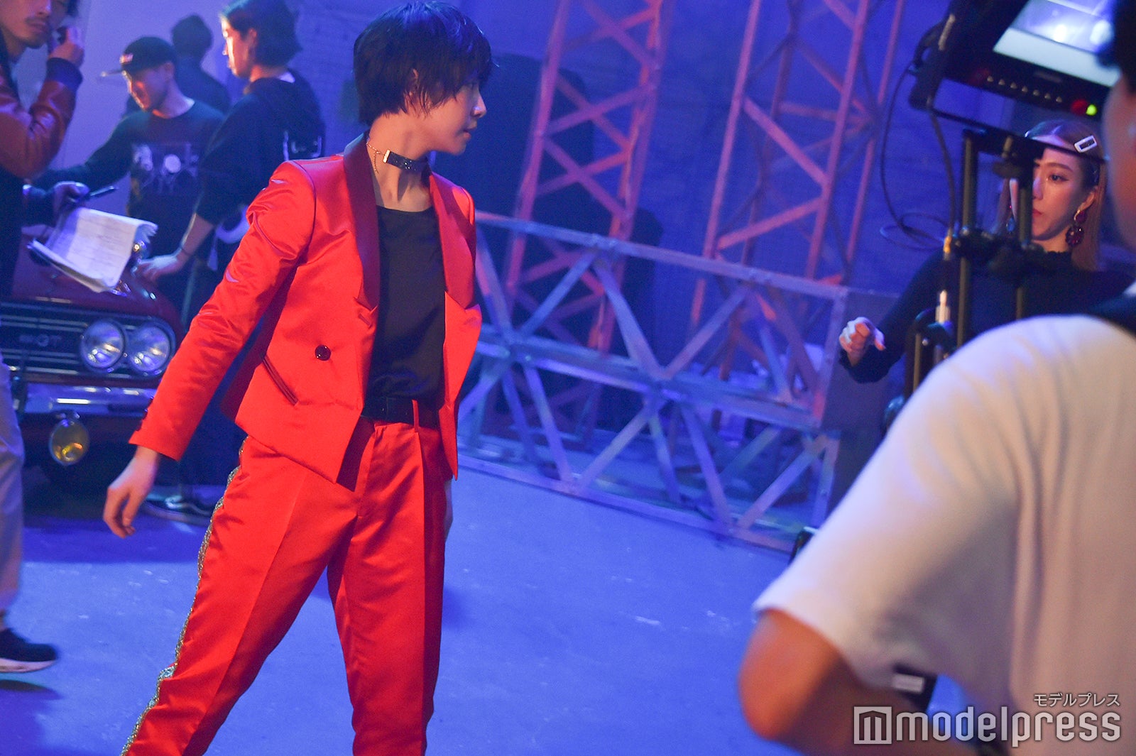 光永／吉本坂46RED「君の唇を離さない」MV撮影風景（C）モデルプレス