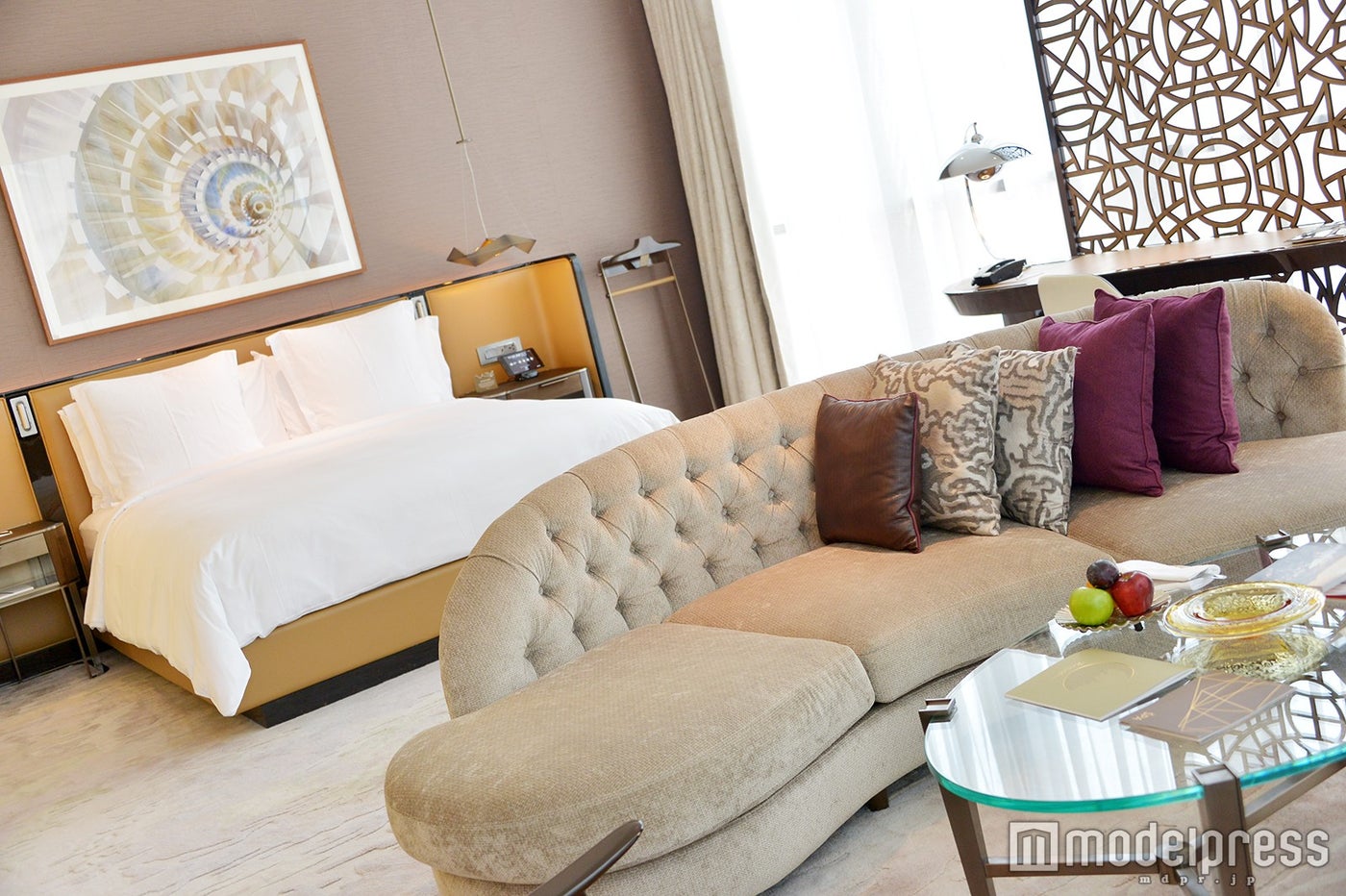 「Four Seasons Hotel Dubai International Financial Centre」客室（C）モデルプレス