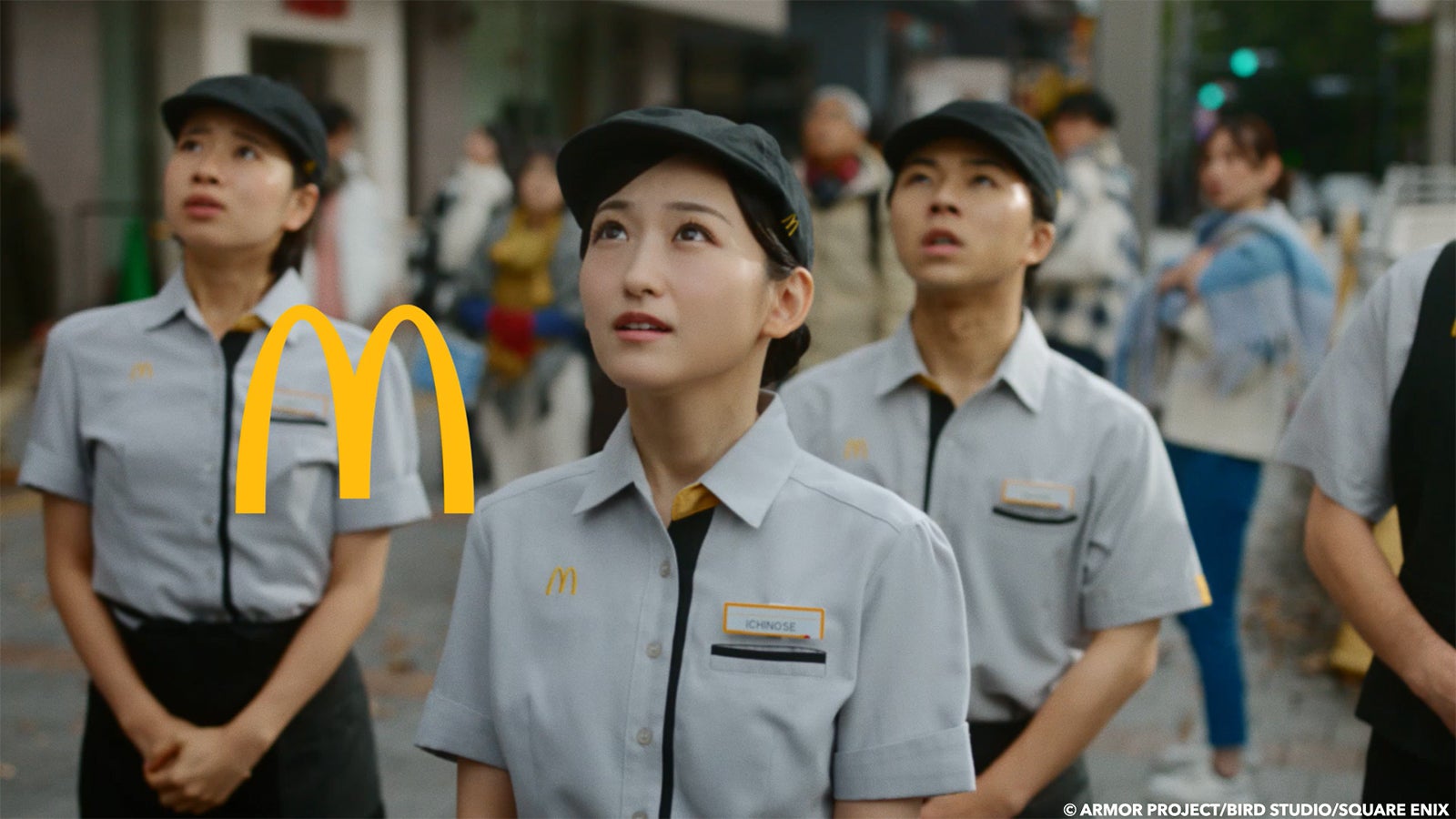 一ノ瀬美空／マクドナルド「ドラクエバーガー誕生」篇（C）乃木坂46LLC