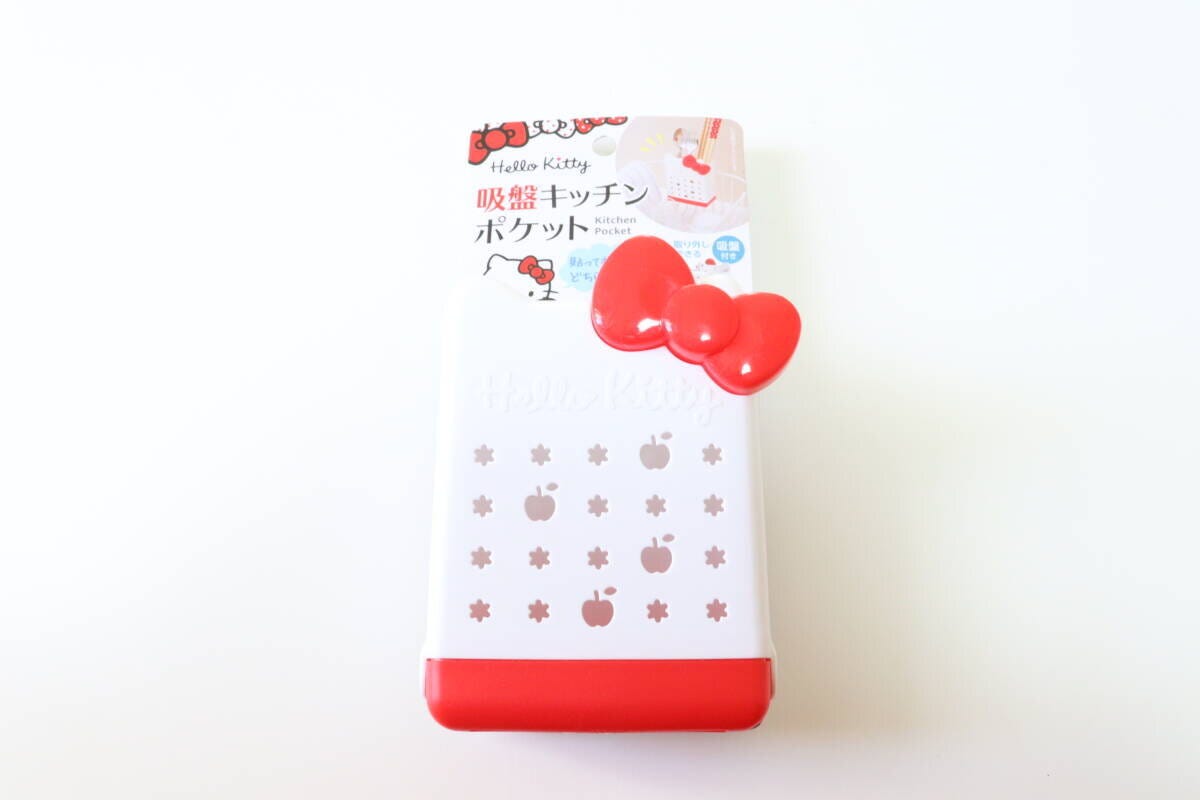 ダイソーの吸盤キッチンポケットK／Tリボンのパッケージ