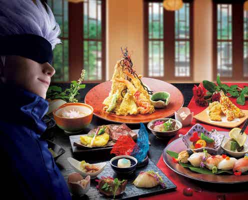 USJ「呪術廻戦」レストラン「都立呪術高専食堂」五条悟のリアルなクロノイド&ポップコーンバケツも