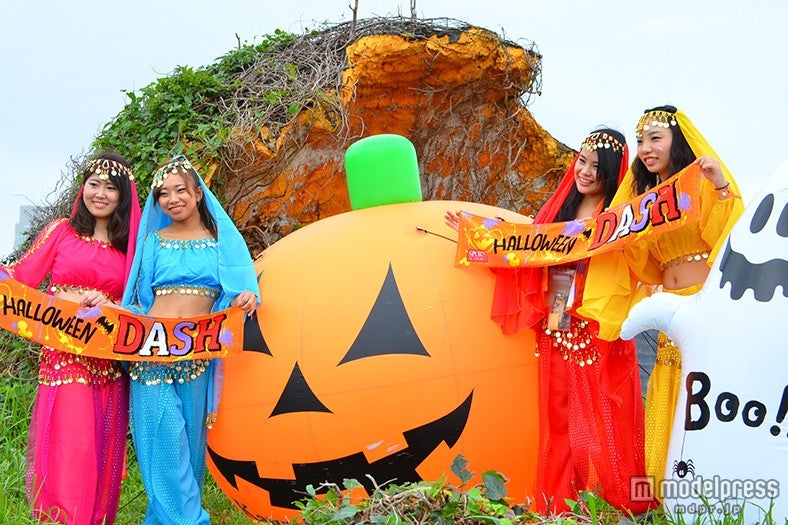 ハロウィンモチーフのフォトスポット