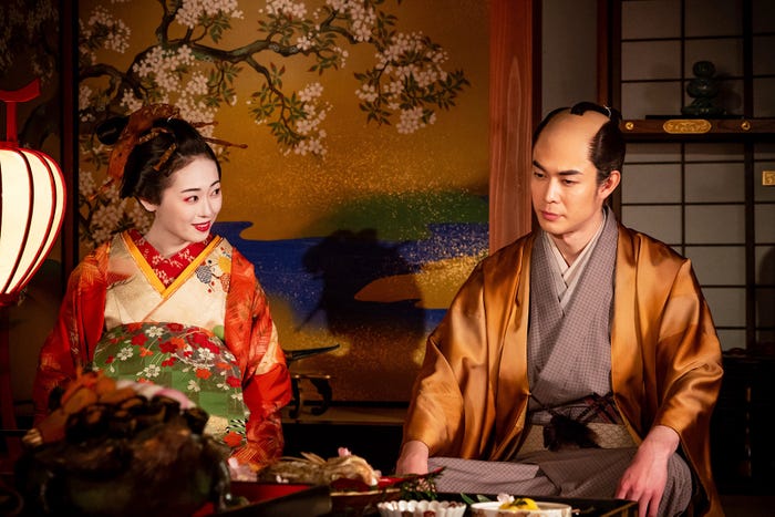 福原遥、宮沢氷魚「べらぼう~蔦重栄華乃夢噺~」第21話(C)NHK