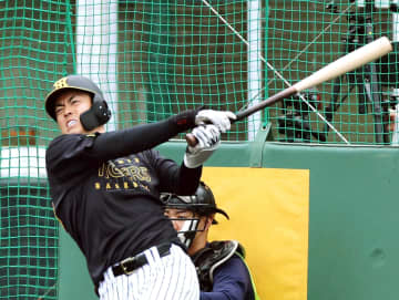 阪神・ドラ2谷端 柵越え自己最多4発！日々成長中 日大先輩の平野歩夢から刺激「常に100％でやっていきたい」