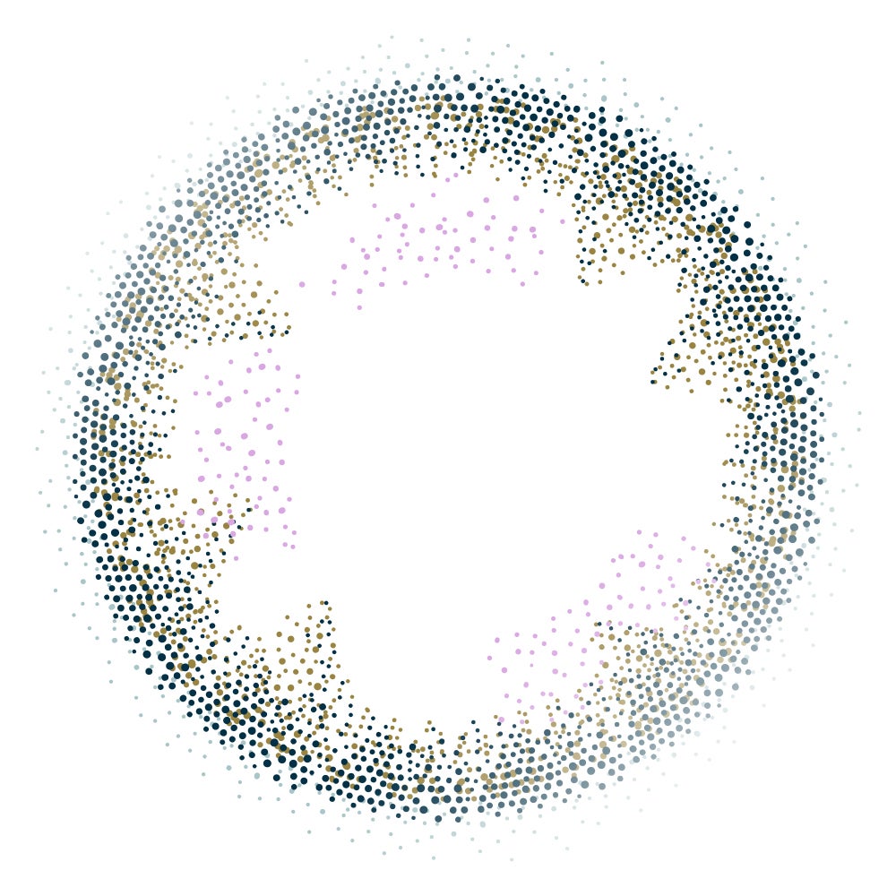 「OvE 4」グレー・ネイビー・ヘーゼルの3色で、吸い込まれるような魅惑的な瞳に