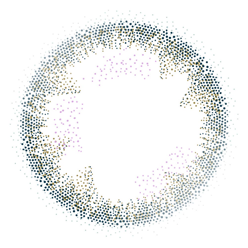 「OvE 4」グレー・ネイビー・ヘーゼルの3色で、吸い込まれるような魅惑的な瞳に