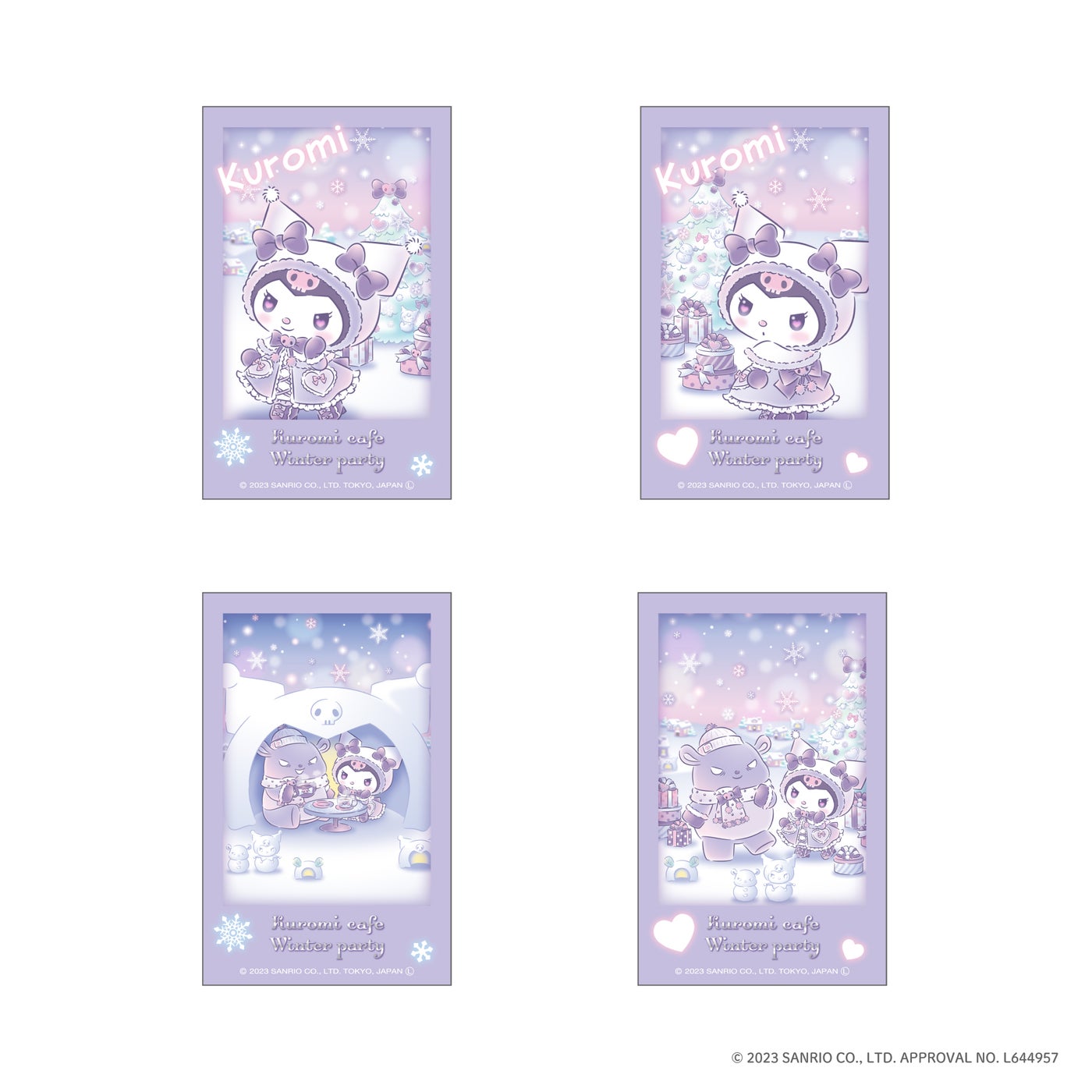 ステッカー(ランダム4種)税込605円/提供画像