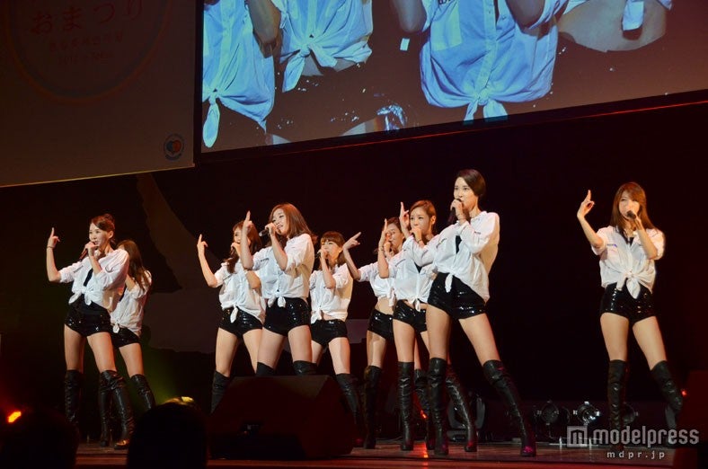 「日韓交流おまつり 2012 in Tokyo」に出演したNine Muses（ナインミュージス）