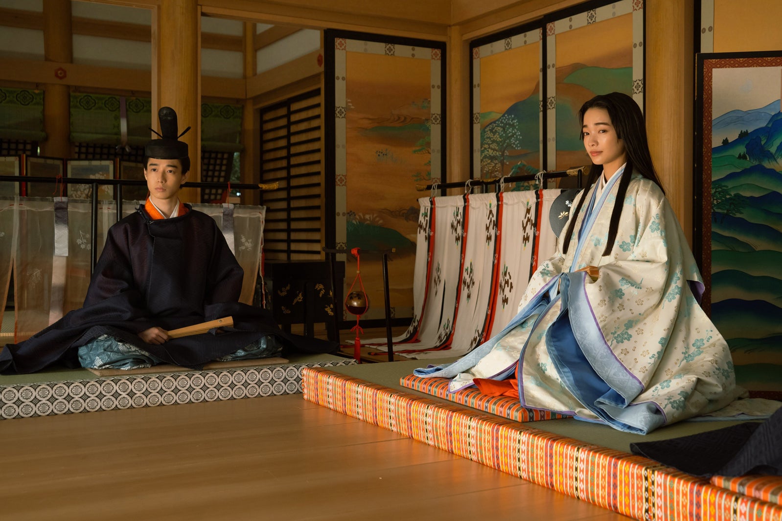 片岡千之助、見上愛「光る君へ」第40話（C）NHK