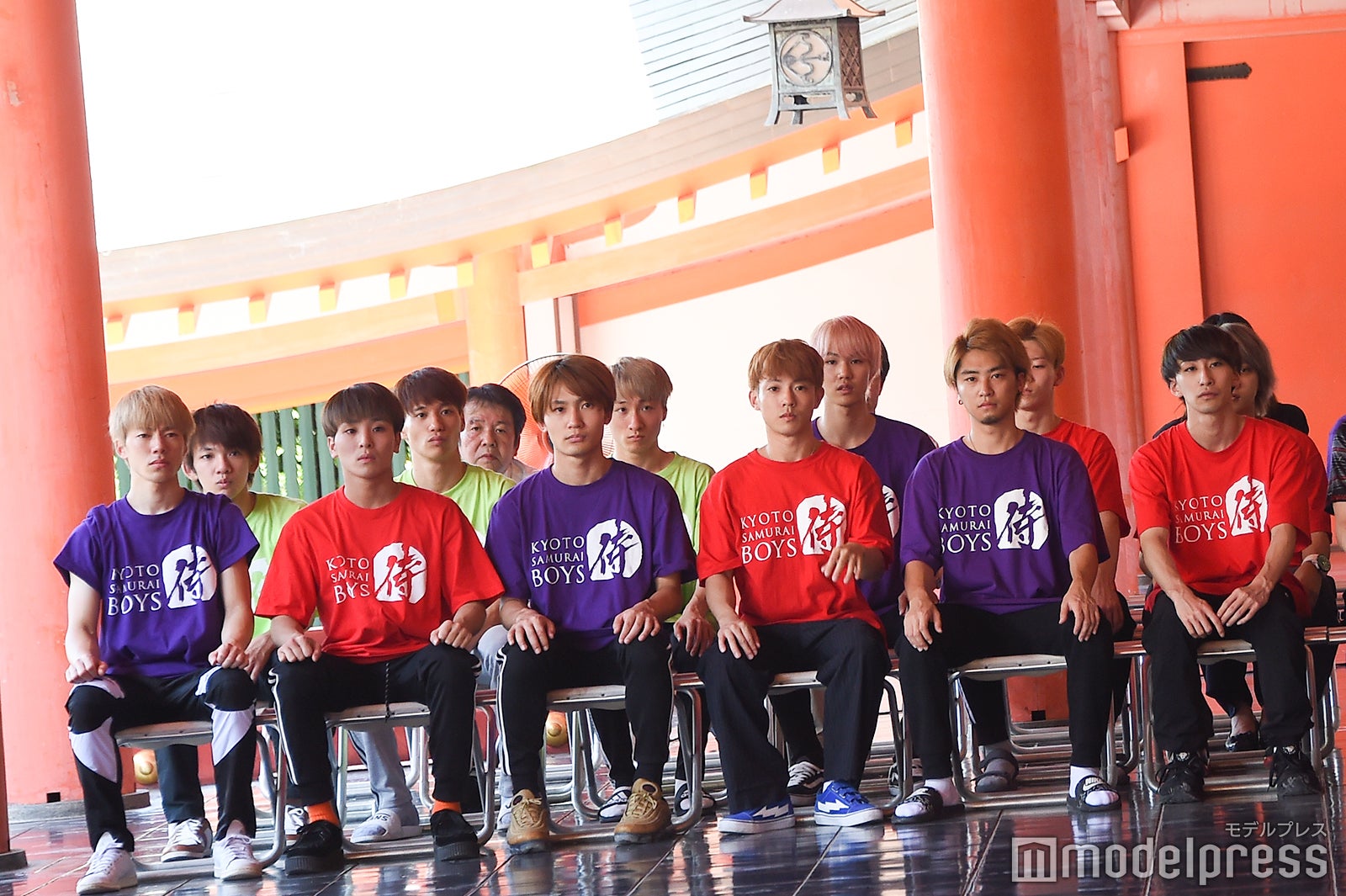 KYOTO SAMURAI BOYS御祈祷の模様 （C）モデルプレス