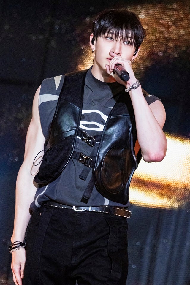 バンチャン「Stray Kids World Tour＜dominATE＞」撮影：河村美貴（田中聖太郎写真事務所）