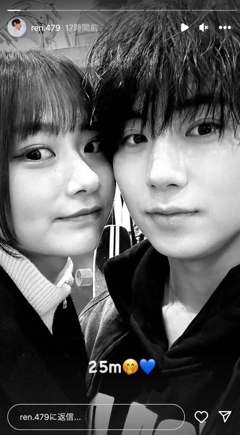 岡田蓮Instagramより