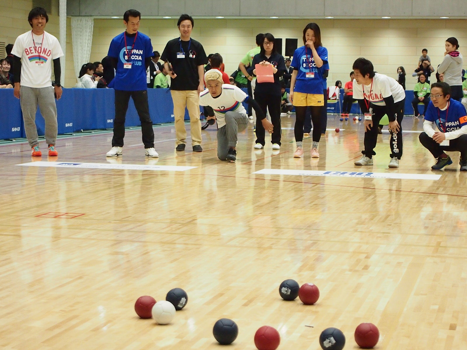「2017ボッチャ東京カップ」の模様（提供写真）