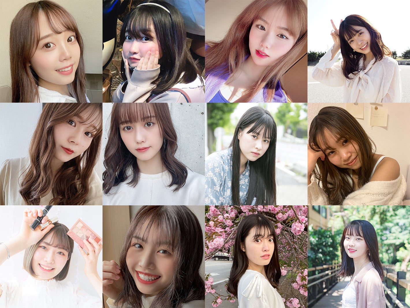 「FRESH CAMPUS CONTEST 2021」Aブロックエントリー通過者（一部）／提供画像