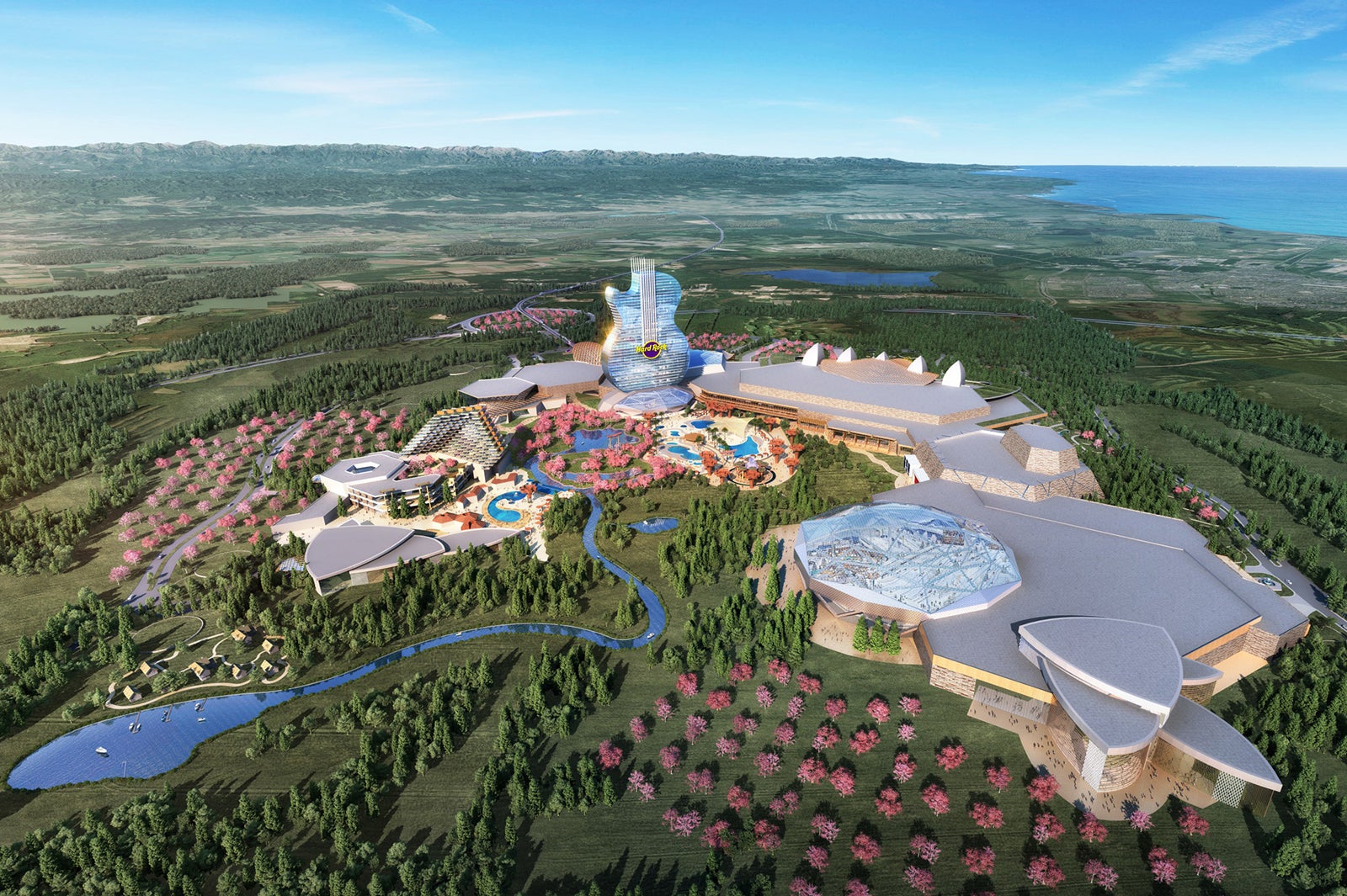 ハードロック、北海道苫小牧への統合型リゾート構想イメージを初公開
