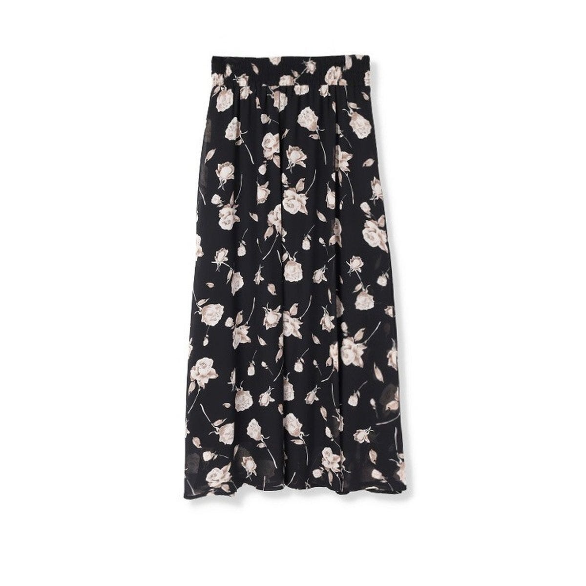 しまむらの花柄スカート（Coco）