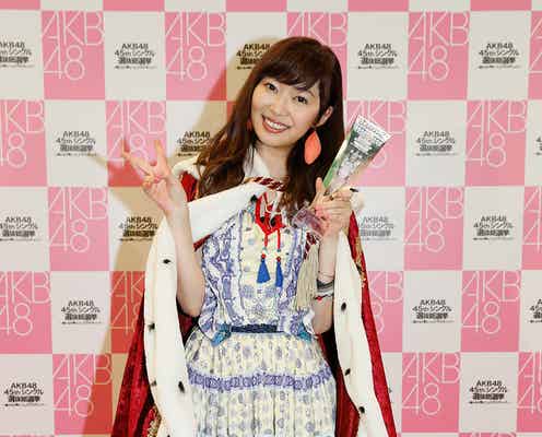 指原莉乃、女王連覇で喜び語る「今は嘘をついていない自信がある」<第8回AKB48選抜総選挙>